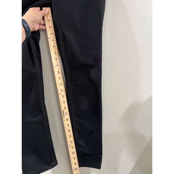 Free People Jeans high rise skinny size 30 color black cotton pants - Picture 7 of 9